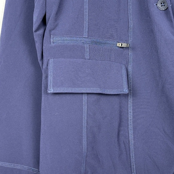 Eddie Bauer Women Departure Travel Utility Blazer Jacket Sz 6 Stretch Comfort - Picture 6 of 14